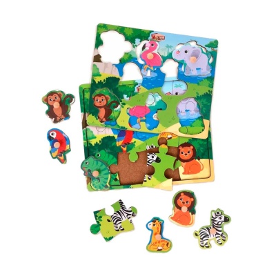 Деревянная игрушка Вкладыши Джунгли Mapacha 962010 1